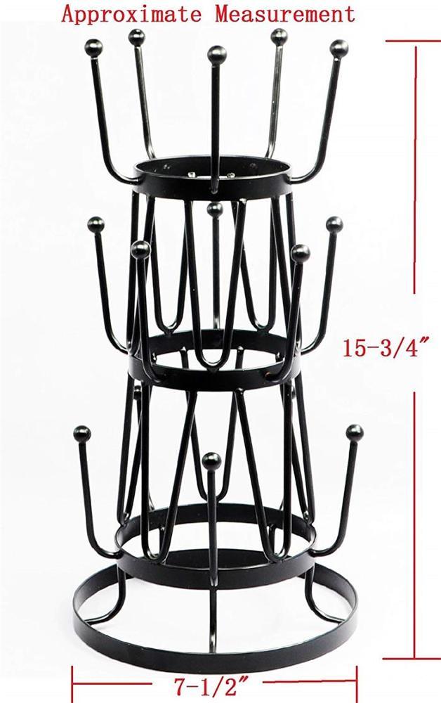 Mug Tree Wholesale Hotsale 3 Tier Metal Coffee Cup Mug Tree