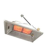 Éleveuse à volaille catalytique infrarouge sans flamme automatique/manuelle avec chauffage de 2,5 kW pour élevage de poulets THD2608