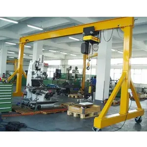 Small mini 1 2 5 ton portable gantry crane for sale