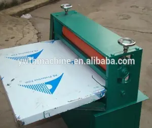 Máquina de prensa manual da cola elétrica do papel da alimentação