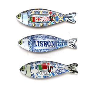 Imán de nevera de vidrio en forma de pez 3d, superventas de <span class=keywords><strong>portugal</strong></span> - Product Image 1