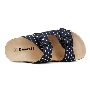 Hot Sale Summer Girl Children Sandals Slippers with Cork Sole