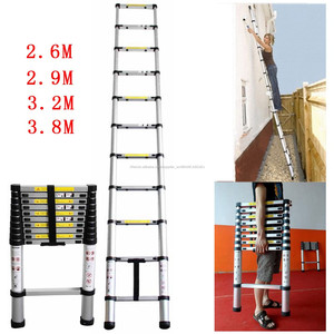 NOUVEAU Combiné Télescopique échelle, auto-debout loft échelle, échelle pliante <span class=keywords><strong>grenier</strong></span>, EN131-6 - Product Image 4