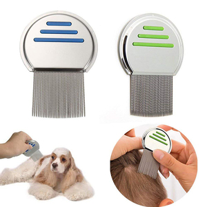 Di alta Qualità In Acciaio Inox Pet Pettine della Pulce di Rimozione Grooming Strumento per Rimuovere Pulci e Zecche - Product Image 1