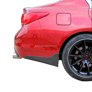 In Fibra di carbonio Q50 Anteriore e Paraurti Posteriore <span class=keywords><strong>Paraspruzzi</strong></span> per Infiniti 14UP 4 Pezzi - Product Image 2