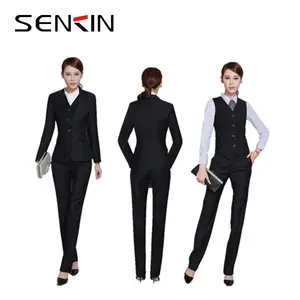 Traje de uniforme de oficina para mujer