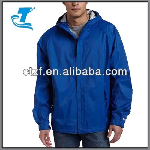 2014 New Arrival Hooded Men Waterproof Breathable Jacket