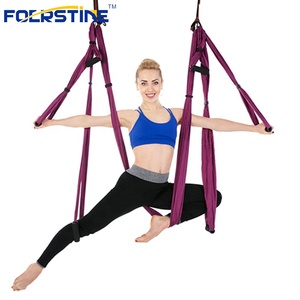 2,8*5 m Ultra Starke Ripstop Nylon aerial yoga schaukel Hohe qualität Luft Dance Yoga Schaukel nylon yoga hängematte - Product Image 2