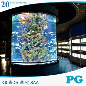 PG Grande Rotonda Serbatoio di Pesci D'acquario Cilindro Trasparente Acrilico Su Ordinazione di trasporto Acquari e Accessori In Plastica Eco-Friendly - Product Image 5