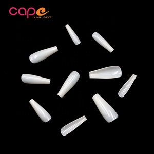 <span class=keywords><strong>Uñas</strong></span> Postizas Personalizadas, Modelo Nuevo, Naturales, Transparentes, <span class=keywords><strong>Largas</strong></span>, Estilo Ataúd/Bailarina para Mujer - Product Image 6