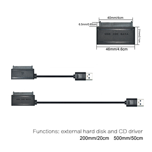 Coude 2.5 et 3.5 pouce Disque Dur USB Adaptateur support USB 3.1 vers IDE SATA - Product Image 6