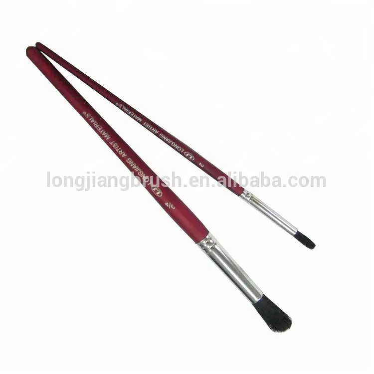 wholesale chian factory bristle paint brush for oil painting art brush set
