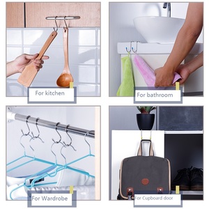Factory Price <strong>Large</strong> 304 Stainless Steel Double <strong>S</strong> <strong>Hook</strong> Utensil Utility for Kitchen &amp; Garage for <strong>Hooks</strong> &amp; Rails - Product Image 5