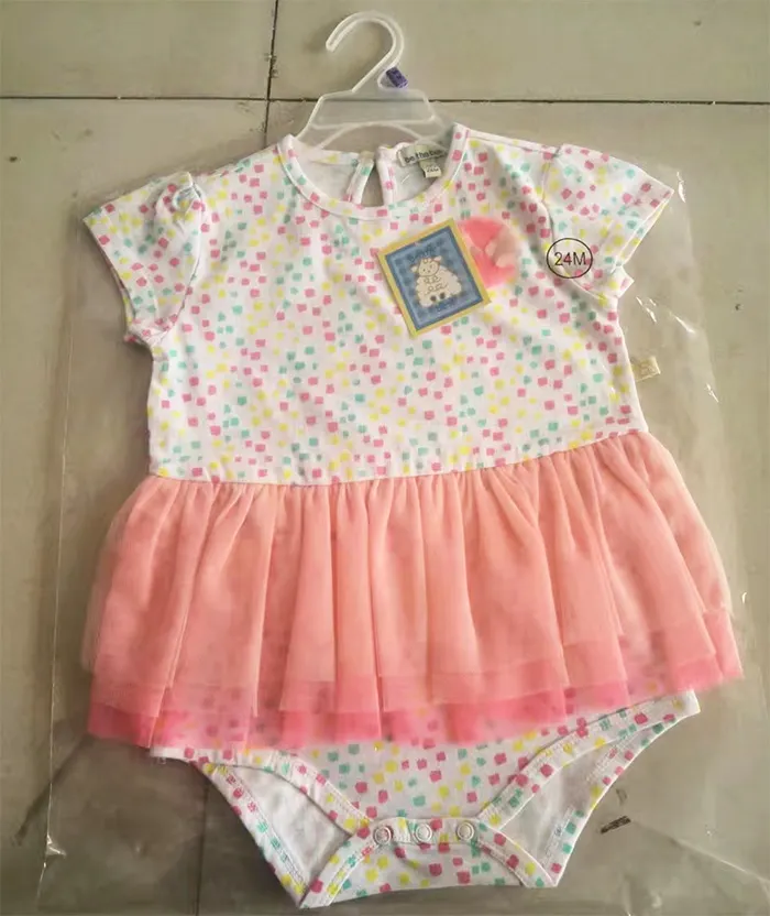 Del bambino del Cotone Abiti Disegni Pagliaccetti Baby Girl Vestiti Abbigliamento Neonato
