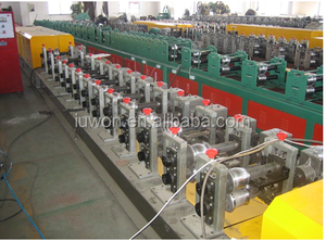 Автоматический станок для профилирования алюминиевых роллетных дверей (45 профилей), станок для формовки ПУ-ламелей, станок для формовки профилей типа «плитка», управление ПЛК, толщина профиля 0,25-0,6 мм - Product Image 2