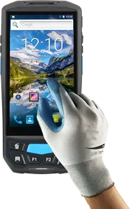 Android 9.0 Mobil computer mit MRZ Pocket Passport Scanner/Biometrischer Finger abdruck leser/Barcode Scanner