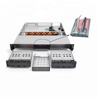 Boîtier de serveur de châssis de montage en rack industriel pour ordinateur PC de 19 pouces 1U