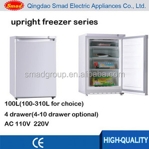 Venta al por mayor electrodomésticos mini puerta sólida puerta congelador vertical pequeño congelador vertical , - Product Image 4