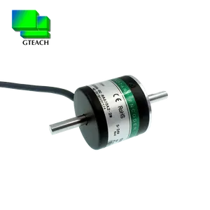 Optical encoder double out axis encoder diameter 38mm shaft 6mm type incremental photoelectric encoder