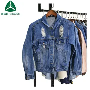 Groothandel Gebruikte Kleding Mannen Jeans Jas Tweedehands Kleding Balen UK