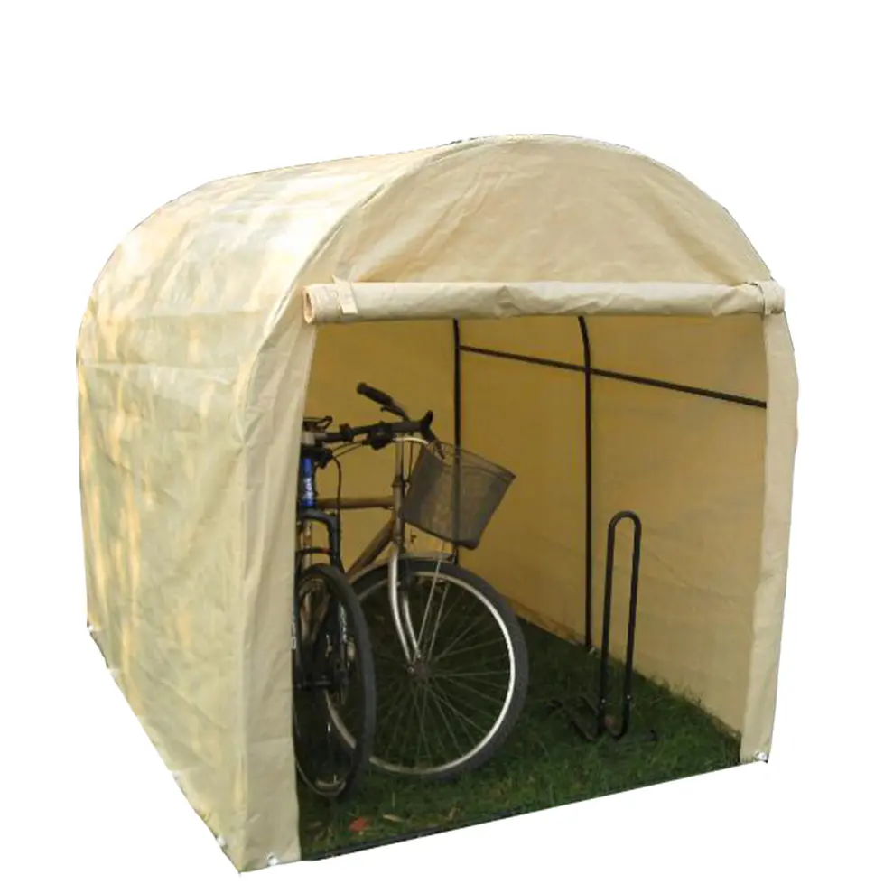 Carpa plegable bicicleta cobertizo tienda bicicleta tienda de campaña plegable de aluminio