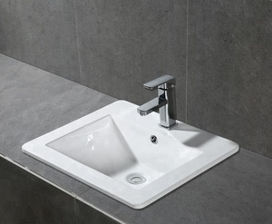 Mueble de baño de cerámica de <span class=keywords><strong>diseño</strong></span> moderno, lavabo de borde fino - Product Image 2