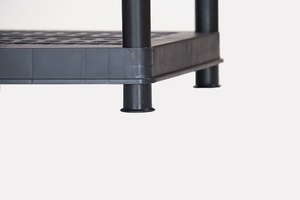 5-SHELF Heavy Duty Tiện Ích Nhựa freestanding thông gió kệ đơn vị, 72 "x 36" x 18" - Product Image 6