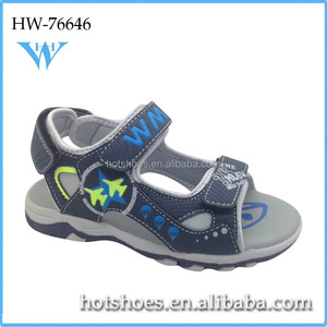 El último chico tobillo PU <span class=keywords><strong>sandalias</strong></span> peep-toe velcro adolescente sandalia - Product Image 1