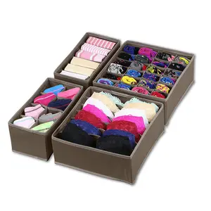 40080402 Top Sale Wardrobe Clothes Underwear Bras Panties Socks Ties Organizer Box, Closet Clothes Storage Box