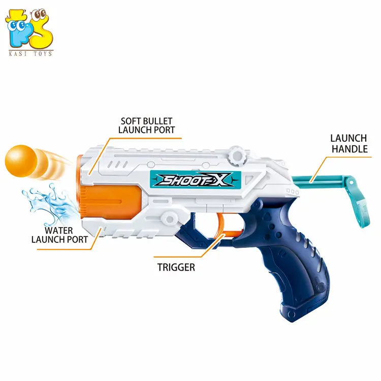 Popolare pistola giocattoli per i bambini 2in1 acqua gioco di tiro pistola soft bullet palla da bowling giocattoli pistola