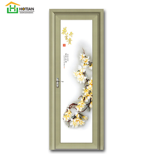 Nouvelle conception de porte en verre de salle de bain en aluminium de style chinois à vendre - Product Image 6