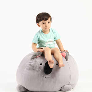 Soggiorno al coperto simpatico peluche animale nuova moda baby storage confortevole beanbag divano sedia personalizzato all'ingrosso bean bag lounger - Product Image 2