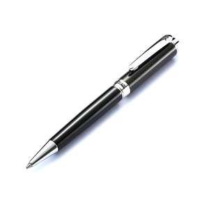 JR4001 Luxury Business Gift Promotional Brass Made Heavy Metal Ball <b>Pen</b> With Carbon Fiber Metal Logo - Product Image 2