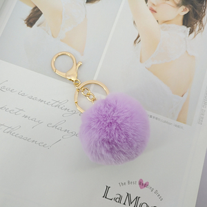 Yongze Yiwu clave diseñador bola muñeca pavimenta piel llavero promocional encantos - Product Image 5