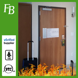 Kiến trúc thương mại cửa gỗ 20 phút lửa đánh giá tuôn ra cửa gỗ - Product Image 3