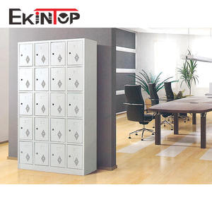 Ekintop ตู้ลิ้นชักใส่เอกสารพร้อมลิ้นชัก,โต๊ะข้างเตียงทำจากสเตนเลสสตีลสี่ชั้นสามารถล็อคได้ - Product Image 5