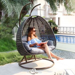 Outdoor Furniture <strong>Indoor</strong> Wicker Rattan Garden Adult Hanging <strong>Egg</strong> Swing <strong>Chair</strong> - Product Image 3