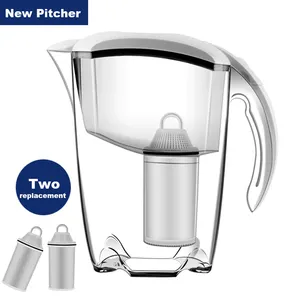 Alkaline Water Pitcher Ionizer-Included Alkaline Water Filter 7 Stage Organic Ionized Filtration System to Purify