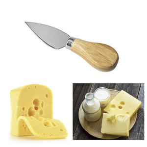 Kitchen Accessories <strong>Set</strong> <strong>of</strong> 4 Stainless Steel <strong>Cheese</strong> <strong>Knife</strong> <strong>Set</strong> with Wooden Handles for Charcuterie Board - Product Image 6