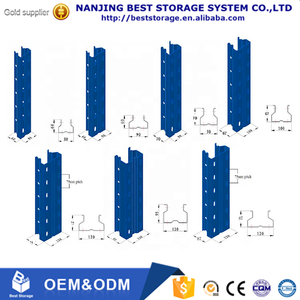 Étagères industrielles à 2-10 niveaux, capacité de 1000 kg à 4000 kg/niveau, utilisation pour palettes, protection contre la corrosion, acier de haute qualité, ISO9001 CE - Product Image 3