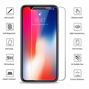 9H 2.5D HD Película de vidrio templado transparente Borde a borde para iPhone 17 Air 16 15 13 <span class=keywords><strong>Pro</strong></span> <span class=keywords><strong>Max</strong></span> <span class=keywords><strong>12</strong></span> 11pro 14 <span class=keywords><strong>Protector</strong></span> de pantalla Vidrio templado - Product Image 2