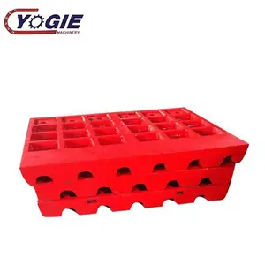 OEM casting high Manganese tooth toggle side plate jaw crusher tooth plate