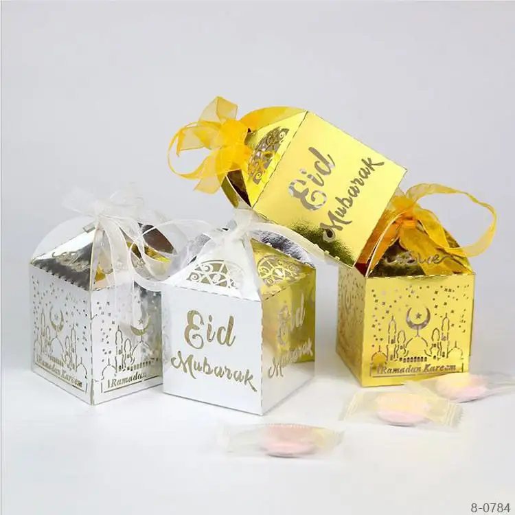 Eid Ramadan Mubarak Eid Favor Candy Gift Box For Islamic Eid Mubarak Party Decoration