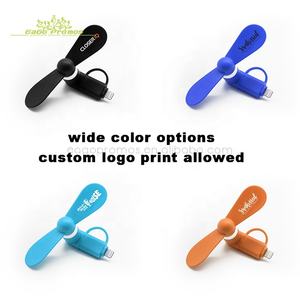 2025 2026 noel dijital taşınabilir mikro USB telefon hayranları için özel Logo Mini Fan 2 in 1 IPhone/iPad ve Android - Product Image 6