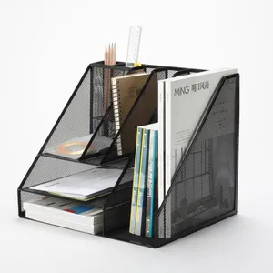 Metalen Mesh Multifunctionele Bureau Organizer Voor Kantoor, School, Thuis