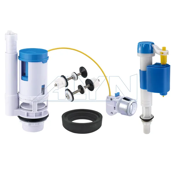 Adjustable bottom fill valves wire control toilet flush cistern mechanism