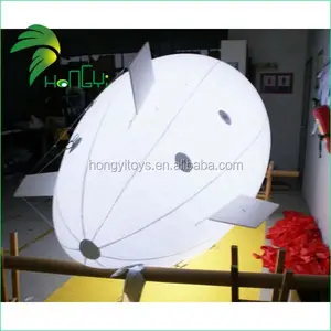 Commerciële Custom Pvc Helium Ballon Opblaasbare Zeppelin/Luchtschip/Afstandsbediening Opblaasbare Reclame Blimp Met Led Licht