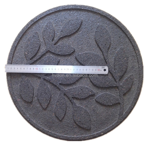 <strong>Stone</strong> imitation <strong>rubber</strong> garden <strong>step</strong> flooring HVSUN landscaping 100% <strong>rubber</strong> granules  colorful epdm - Product Image 2