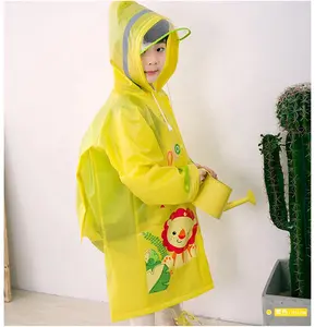 SHENGMING Cute Children Yellow PVC Raincoat