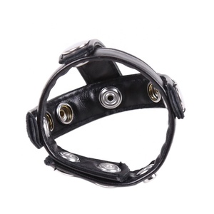 2019 nuovo SM uomini PU in pelle pene anello Bondage gallo ritardare l'eiaculazione giocattoli BDSM coppie adulti sesso contenimento erotico Fetish - Product Image 4